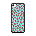Watermelon Fruit Pattern Blue iPhone SE 3rd Gen 2022 Case