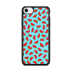 Watermelon Fruit Pattern Blue iPhone SE 3rd Gen 2022 Case
