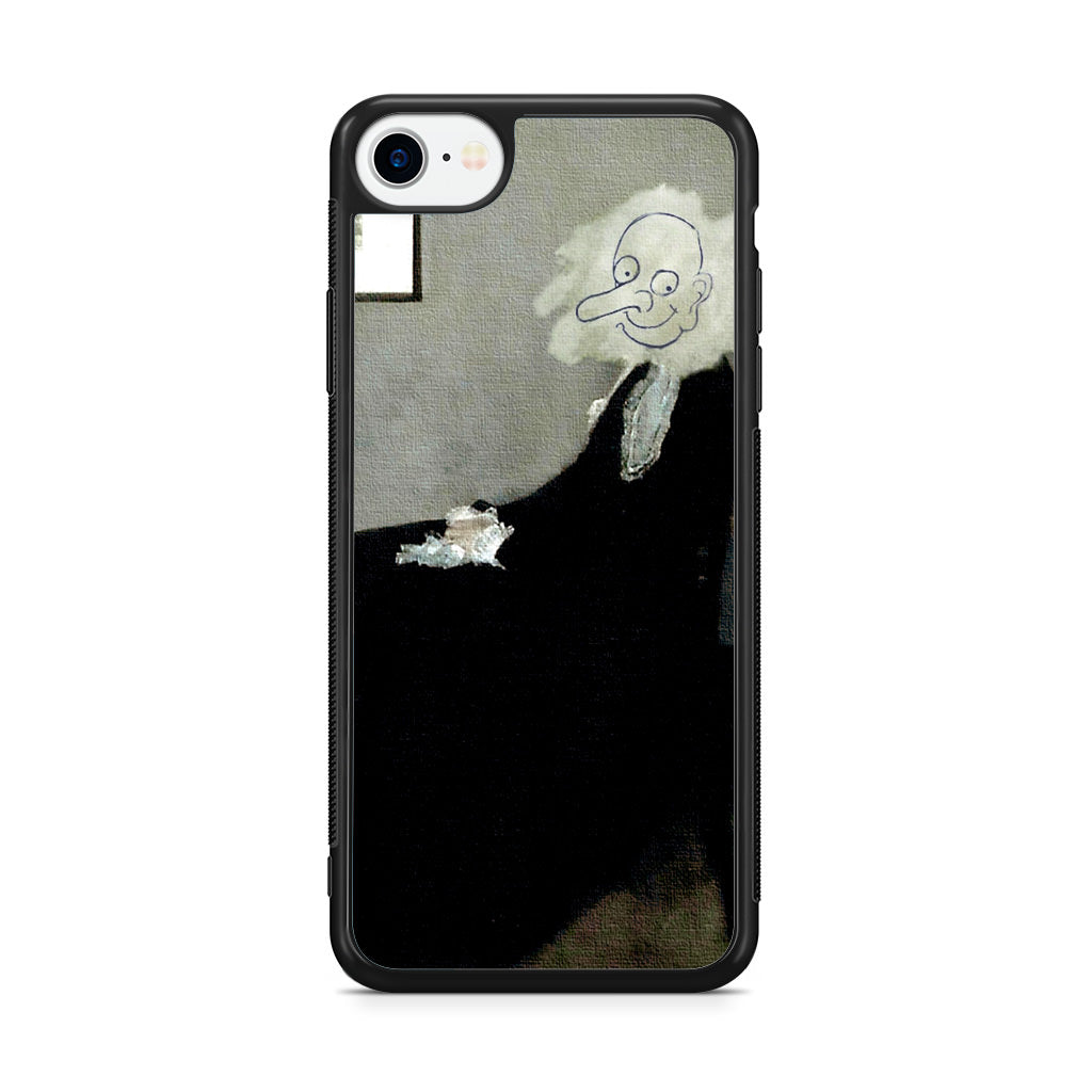 Whistler's Mother by Mr. Bean iPhone SE 3rd Gen 2022 Case