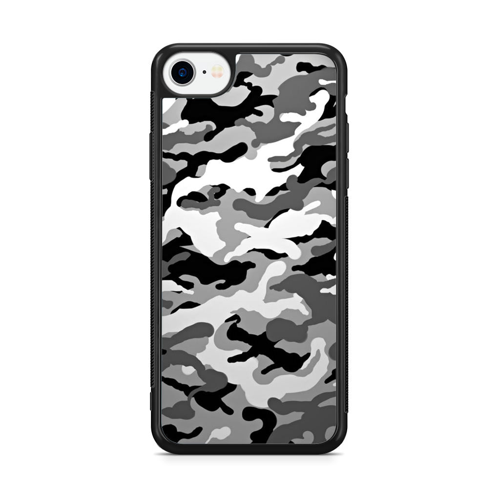 Winter Army Camo iPhone SE 3rd Gen 2022 Case