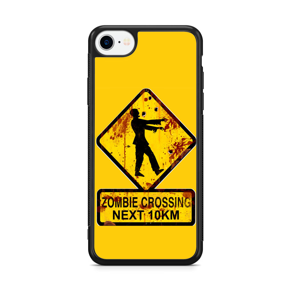 Zombie Crossing Sign iPhone SE 3rd Gen 2022 Case