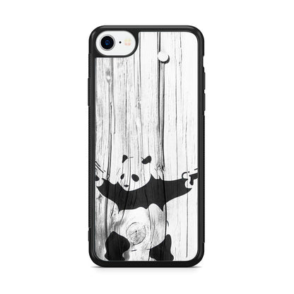 Banksy Graffiti Panda iPhone SE 3rd Gen 2022 Case