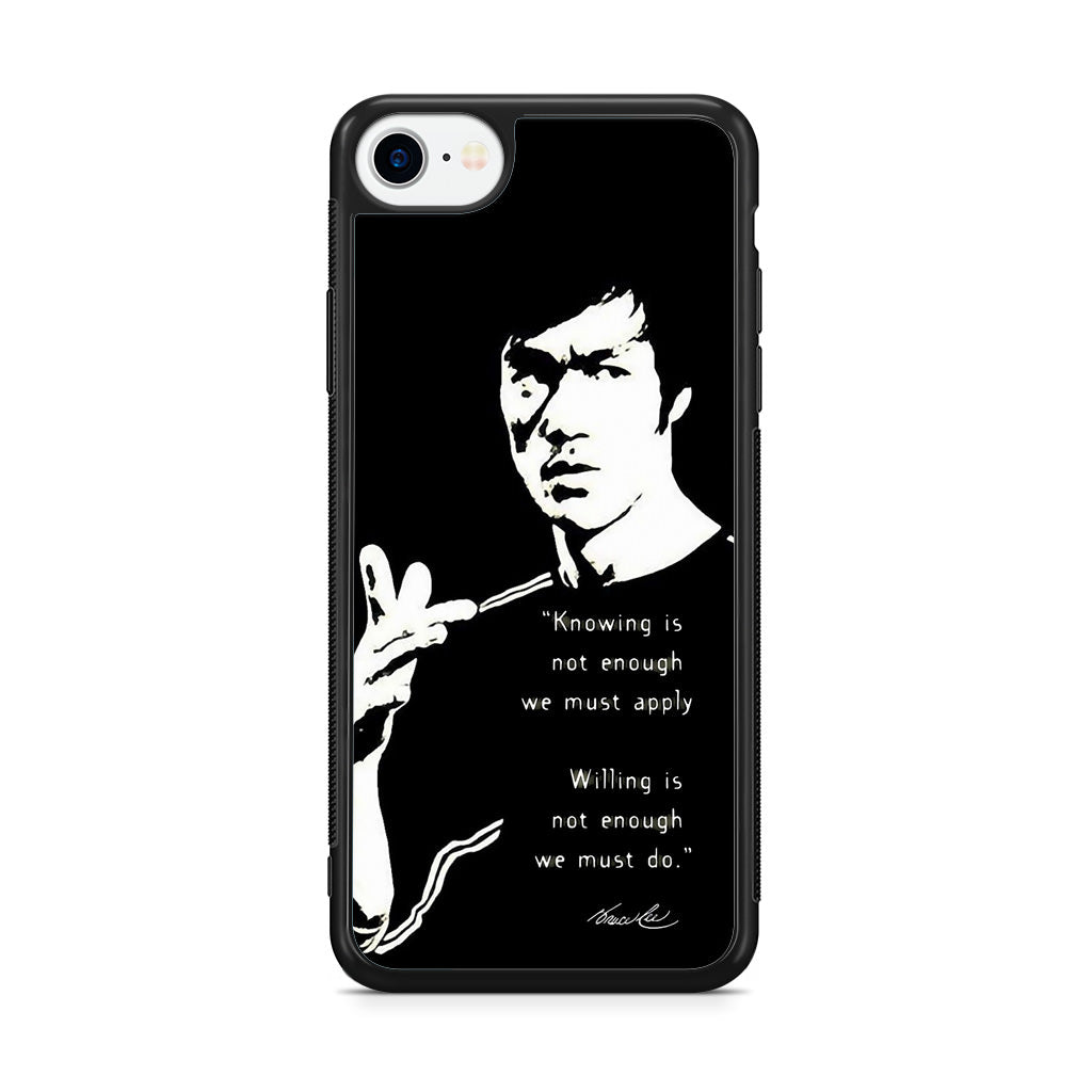 Bruce Lee Quotes iPhone SE 3rd Gen 2022 Case