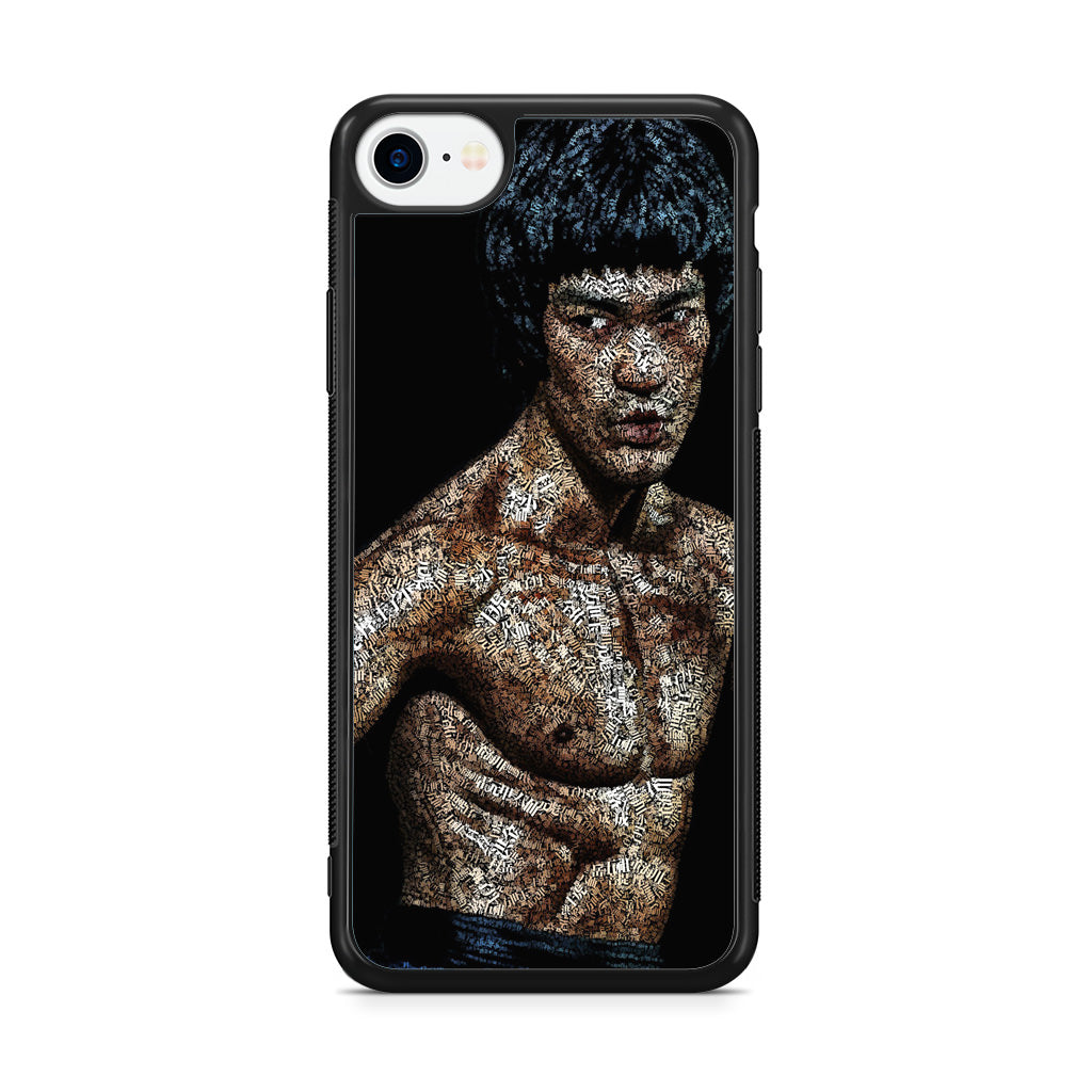 Bruce Lee Typograph iPhone SE 3rd Gen 2022 Case