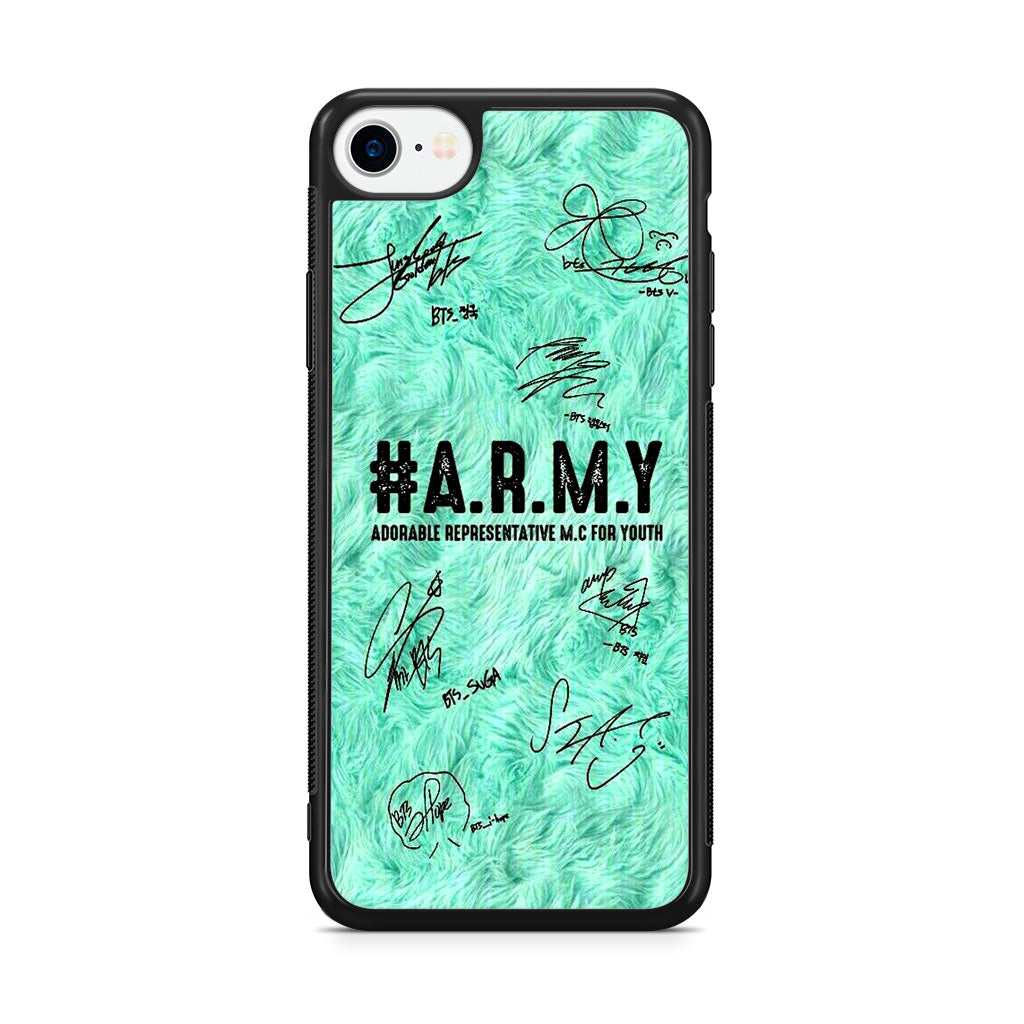 BTS Army Signature iPhone SE 3rd Gen 2022 Case