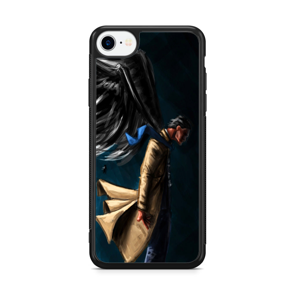 Castiel Supernatural Art iPhone SE 3rd Gen 2022 Case