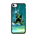 Creeper Glass Broken Green iPhone SE 3rd Gen 2022 Case