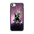 Creeper Glass Broken Violet iPhone SE 3rd Gen 2022 Case