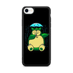 Cute Snorlax Umbrella iPhone SE 3rd Gen 2022 Case
