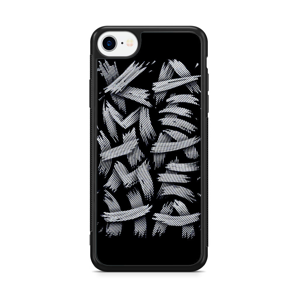 Dragon Ball Kamehameha Font Art iPhone SE 3rd Gen 2022 Case