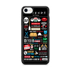 Friends TV Show Quotes Poster iPhone SE 3rd Gen 2022 Case