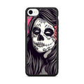 Girl Skull Flower iPhone SE 3rd Gen 2022 Case