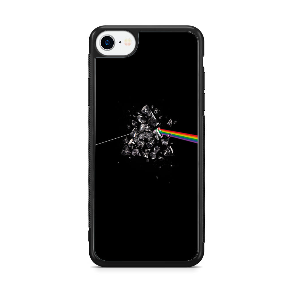 Glass Broken Light Refraction iPhone SE 3rd Gen 2022 Case