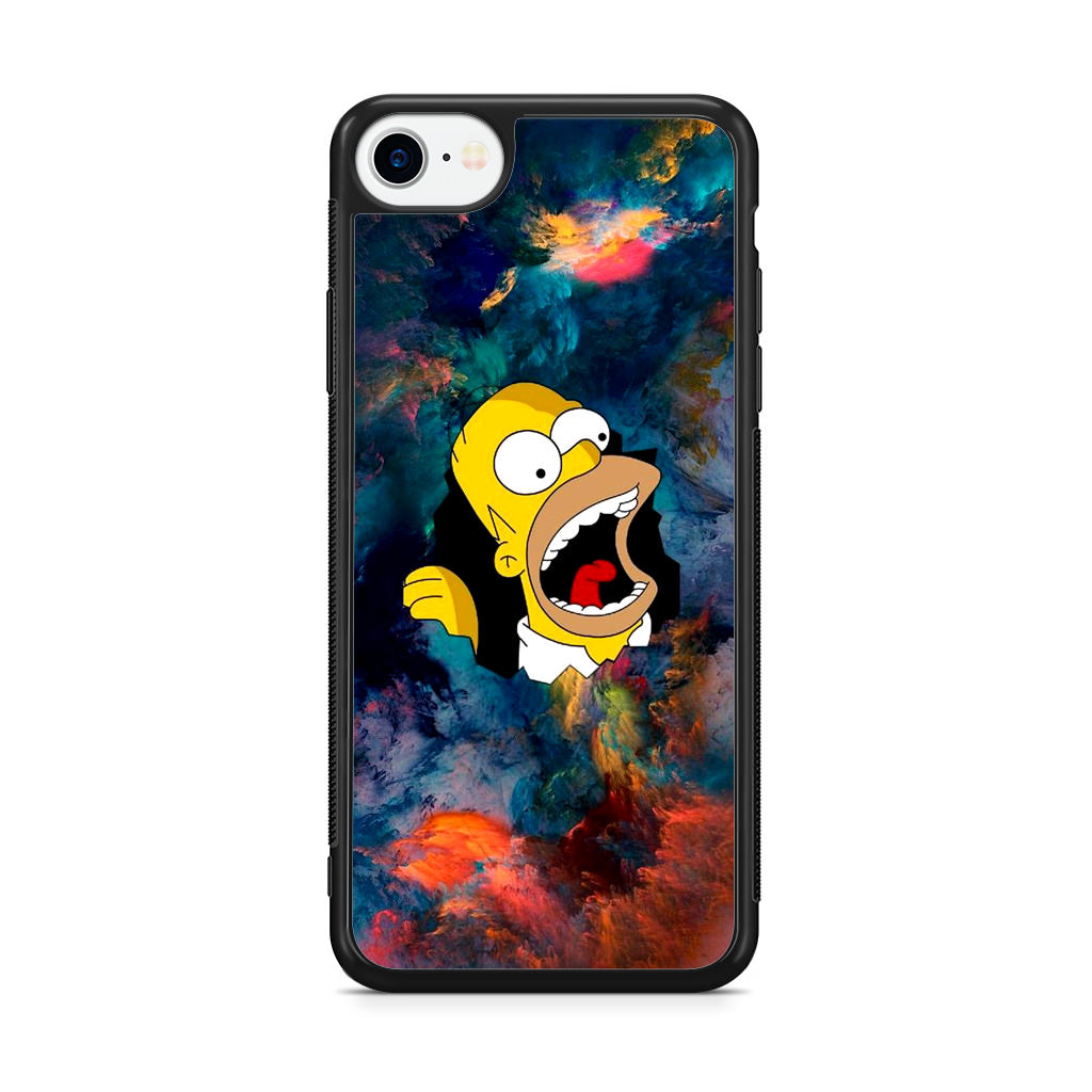 Homer Behind The Black Hole iPhone SE 3rd Gen 2022 Case