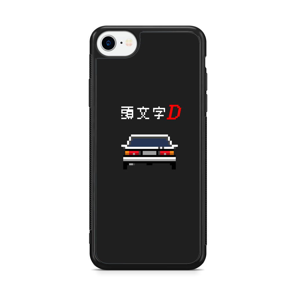 Initial D Pixel Art iPhone SE 3rd Gen 2022 Case