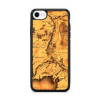 Middle Earth Map Hobbit iPhone SE 3rd Gen 2022 Case