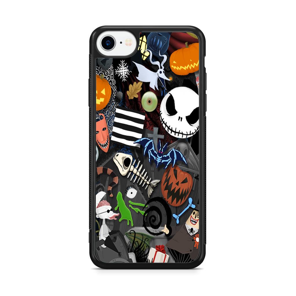 Nightmare Before Chrismast Collage iPhone SE 3rd Gen 2022 Case