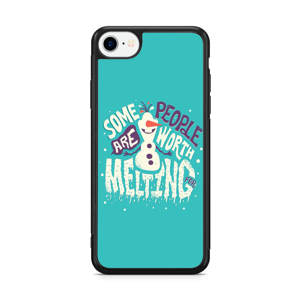 Olaf Frozen Is Melting iPhone SE 3rd Gen 2022 Case