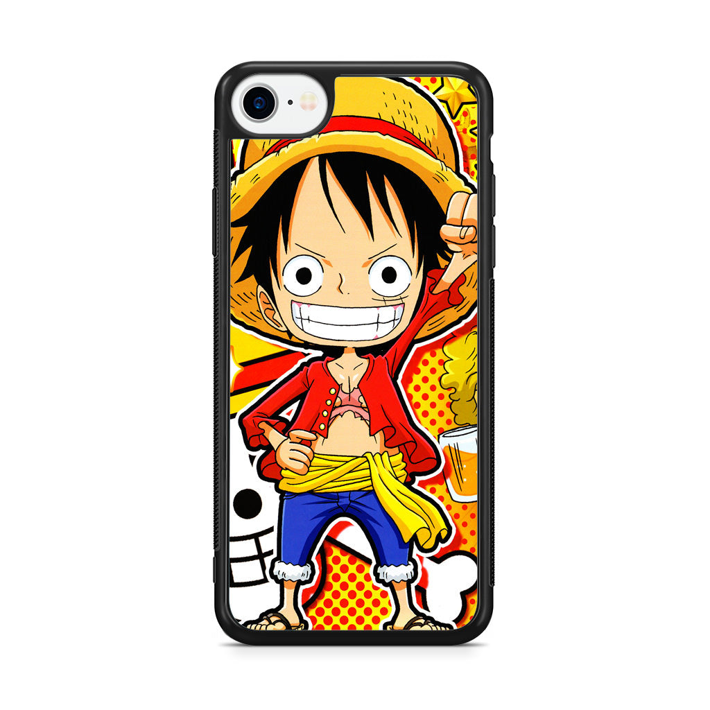 One Piece Cute Luffy iPhone SE 3rd Gen 2022 Case