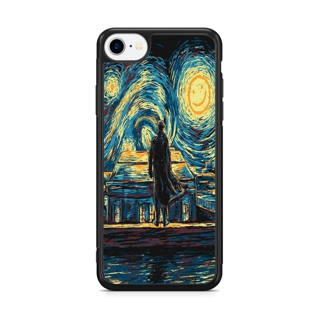 Sherlock Starry Night iPhone SE 3rd Gen 2022 Case