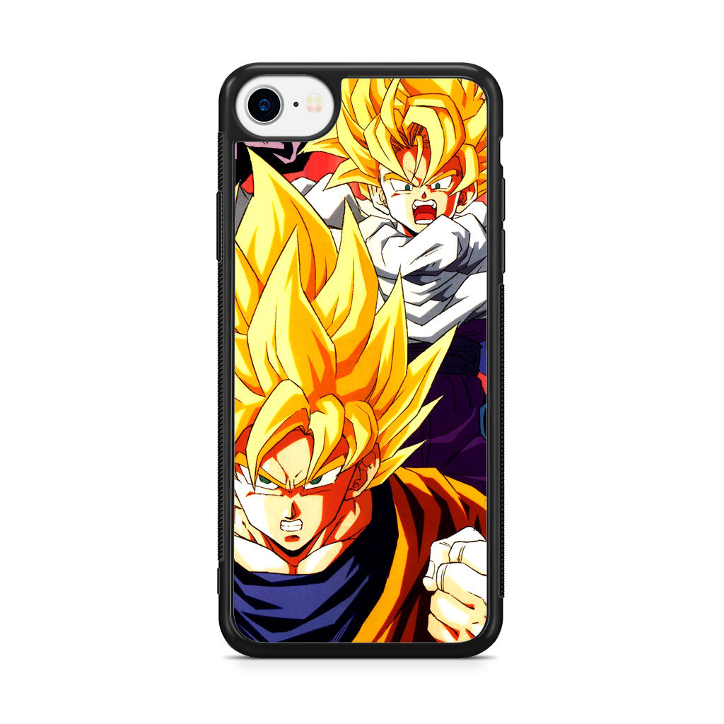 Super Saiyan Goku And Gohan iPhone SE 3rd Gen 2022 Case