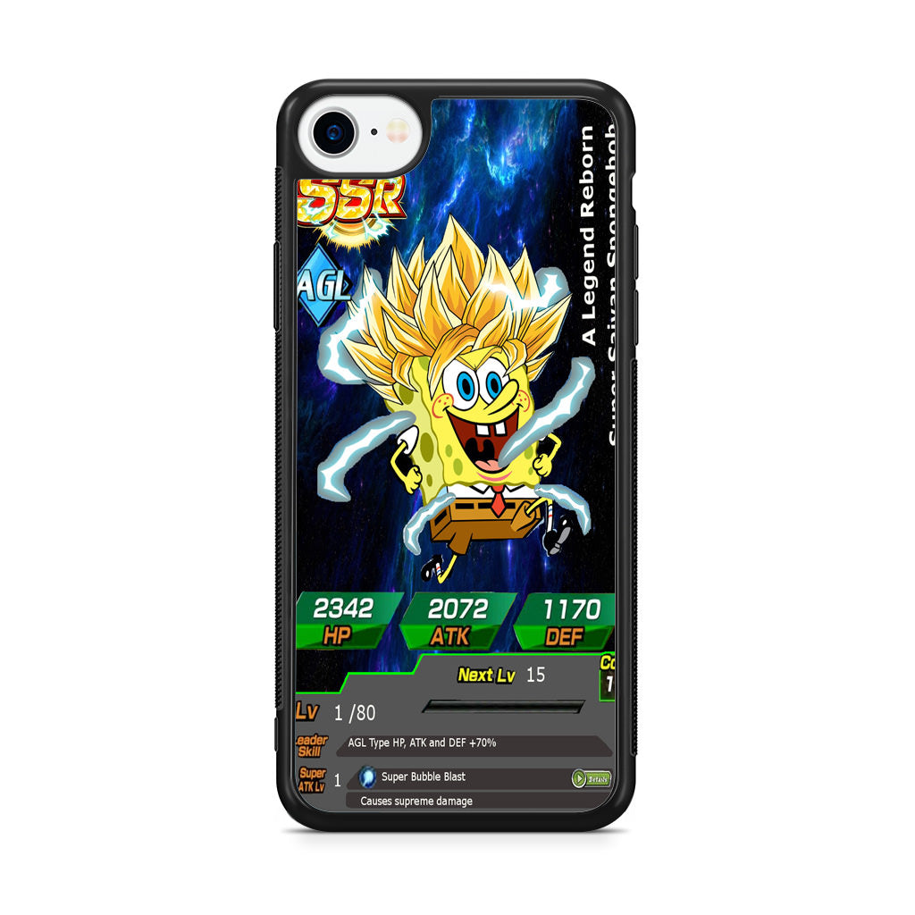 Super Saiyan Spongebob Card iPhone SE 3rd Gen 2022 Case