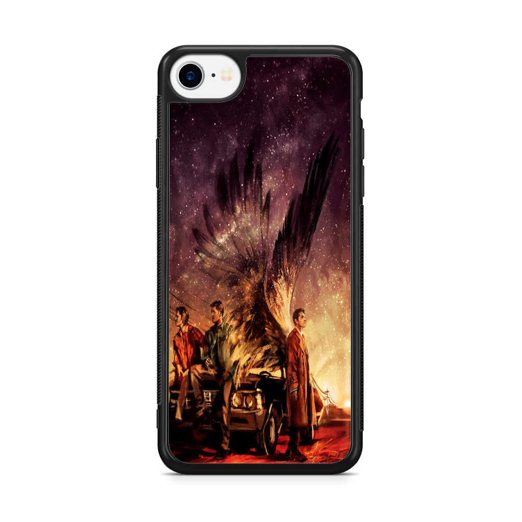 Supernatural Painting Art iPhone SE 3rd Gen 2022 Case