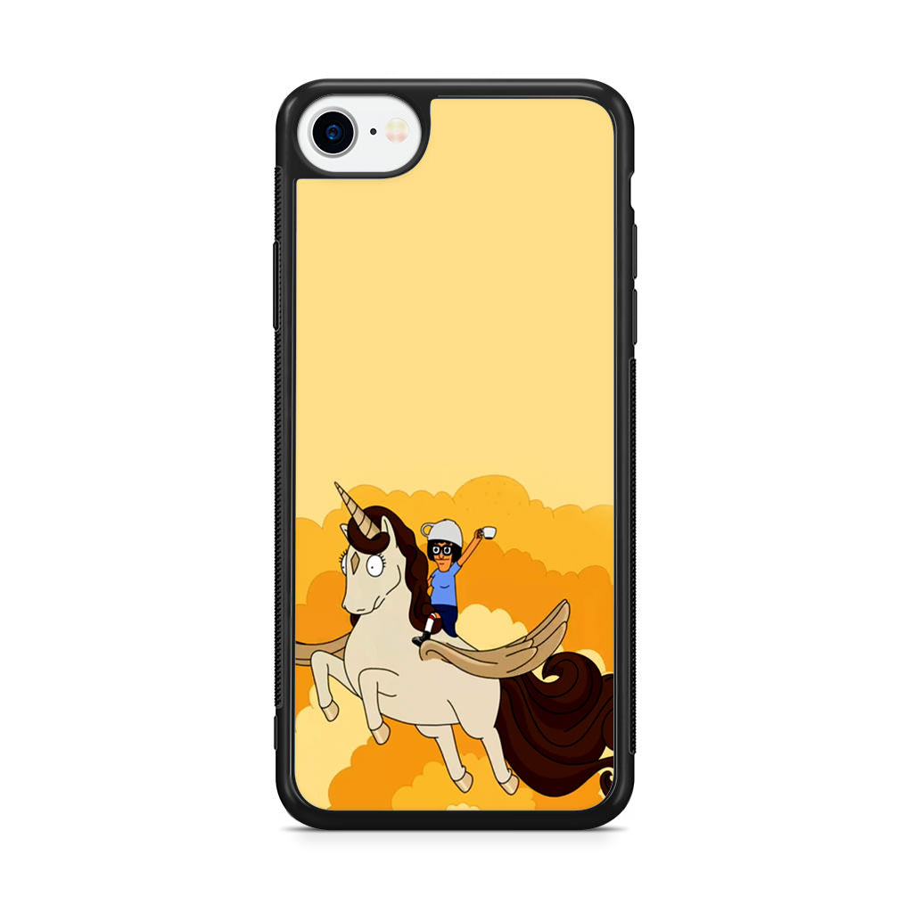 Tina Belcher And Unicorn iPhone SE 3rd Gen 2022 Case