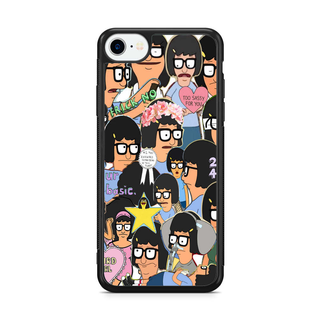 Tina Belcher Collage iPhone SE 3rd Gen 2022 Case