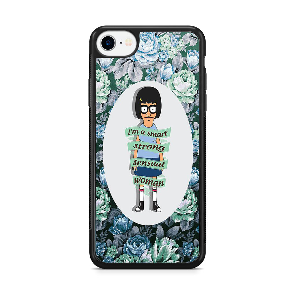 Tina Belcher Flower Woman Quotes iPhone SE 3rd Gen 2022 Case