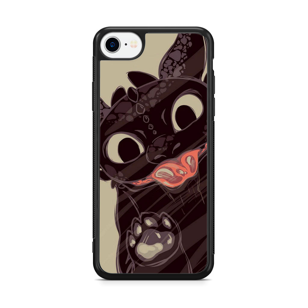 Toothless Dragon Art iPhone SE 3rd Gen 2022 Case