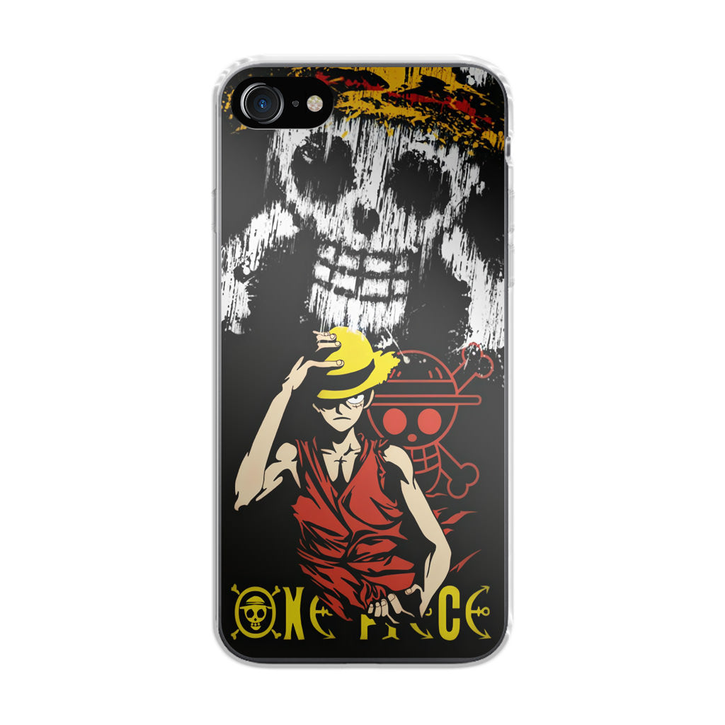 Monkey D Luffy Paint Art iPhone SE 3rd Gen 2022 Case
