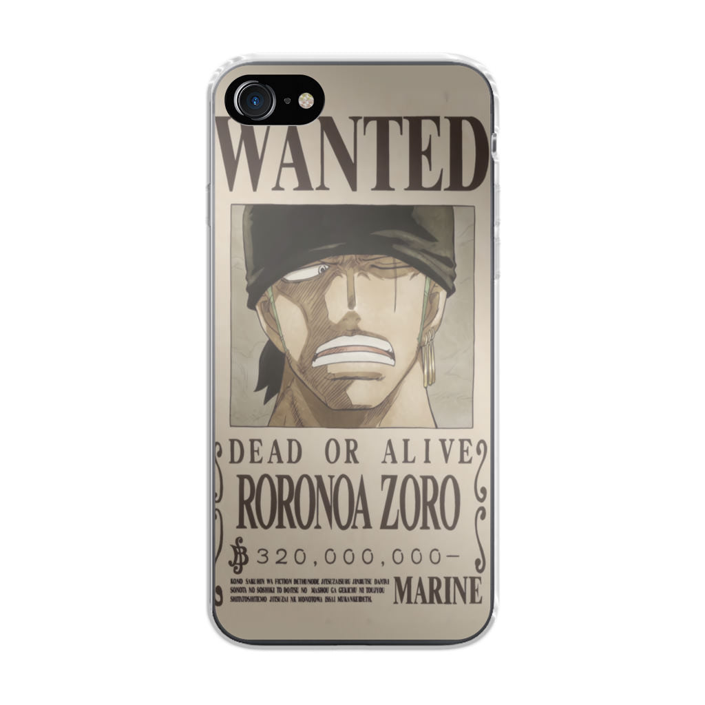 Roronoa Zoro Bounty iPhone SE 3rd Gen 2022 Case