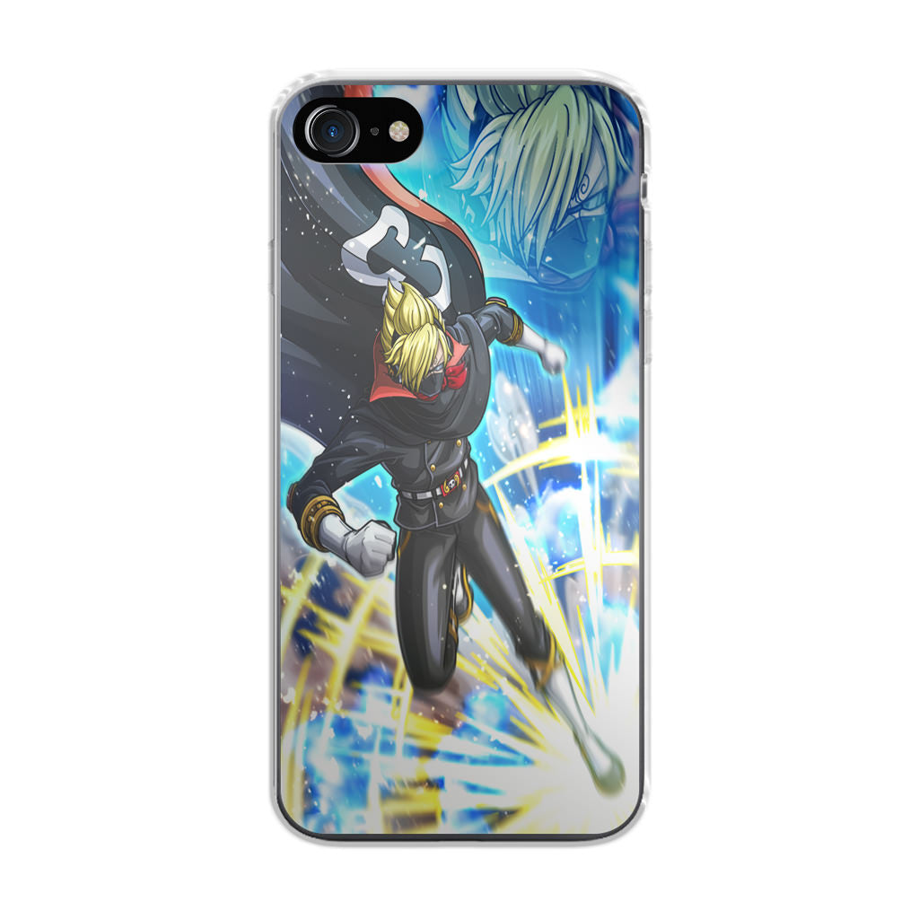 Sanji In Stealth Black Suit iPhone SE 3rd Gen 2022 Case