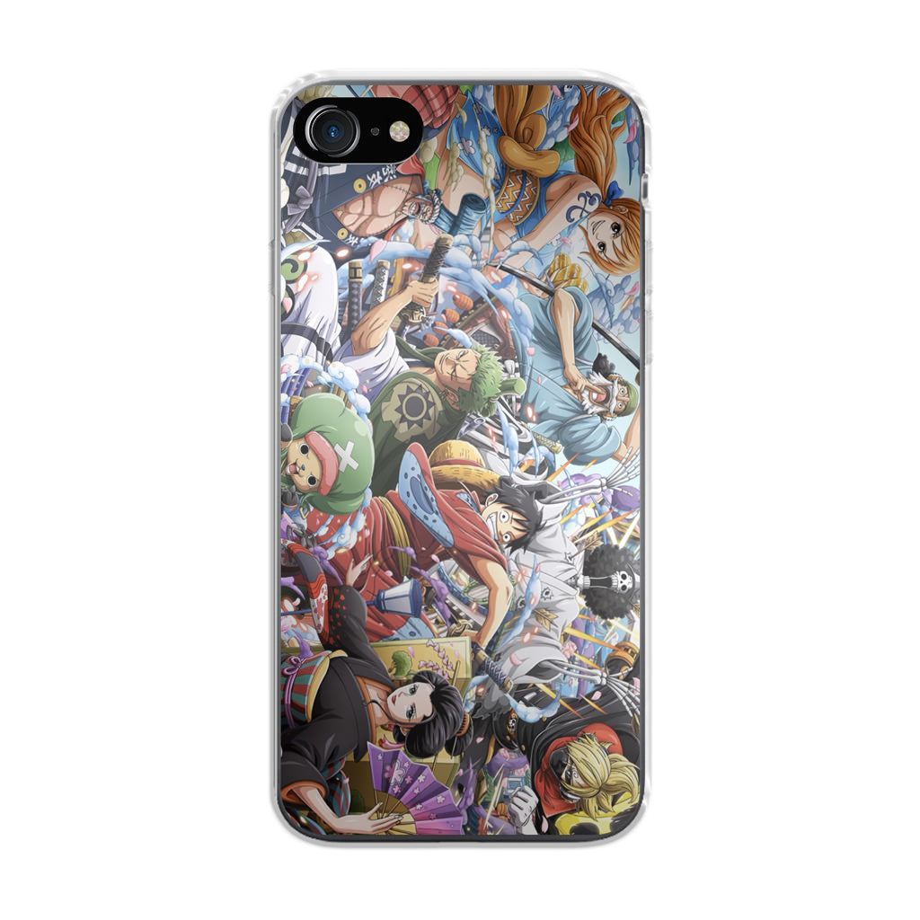 Straw Hat Pirates Arc Wano iPhone SE 3rd Gen 2022 Case