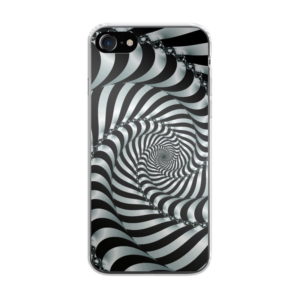 Artistic Spiral 3D iPhone SE 3rd Gen 2022 Case