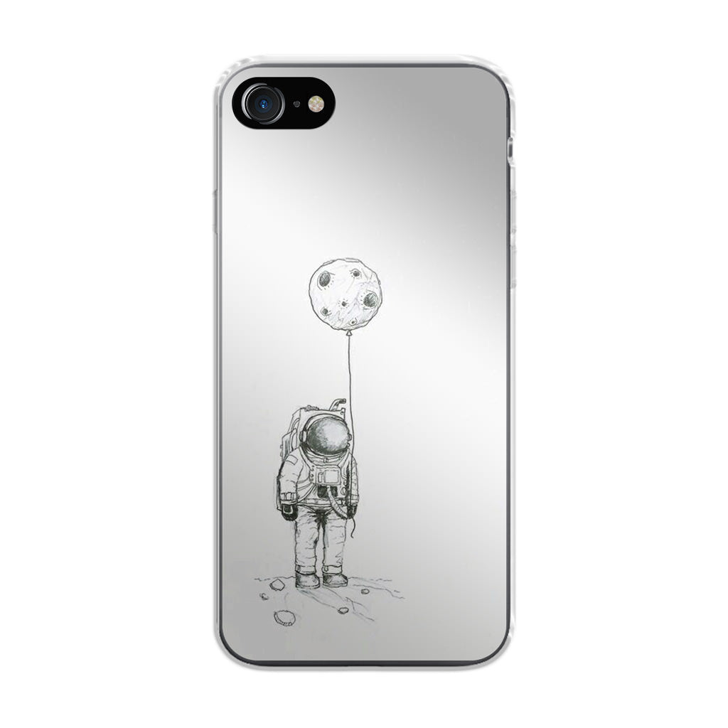 Astronaut Moon Balloon iPhone SE 3rd Gen 2022 Case