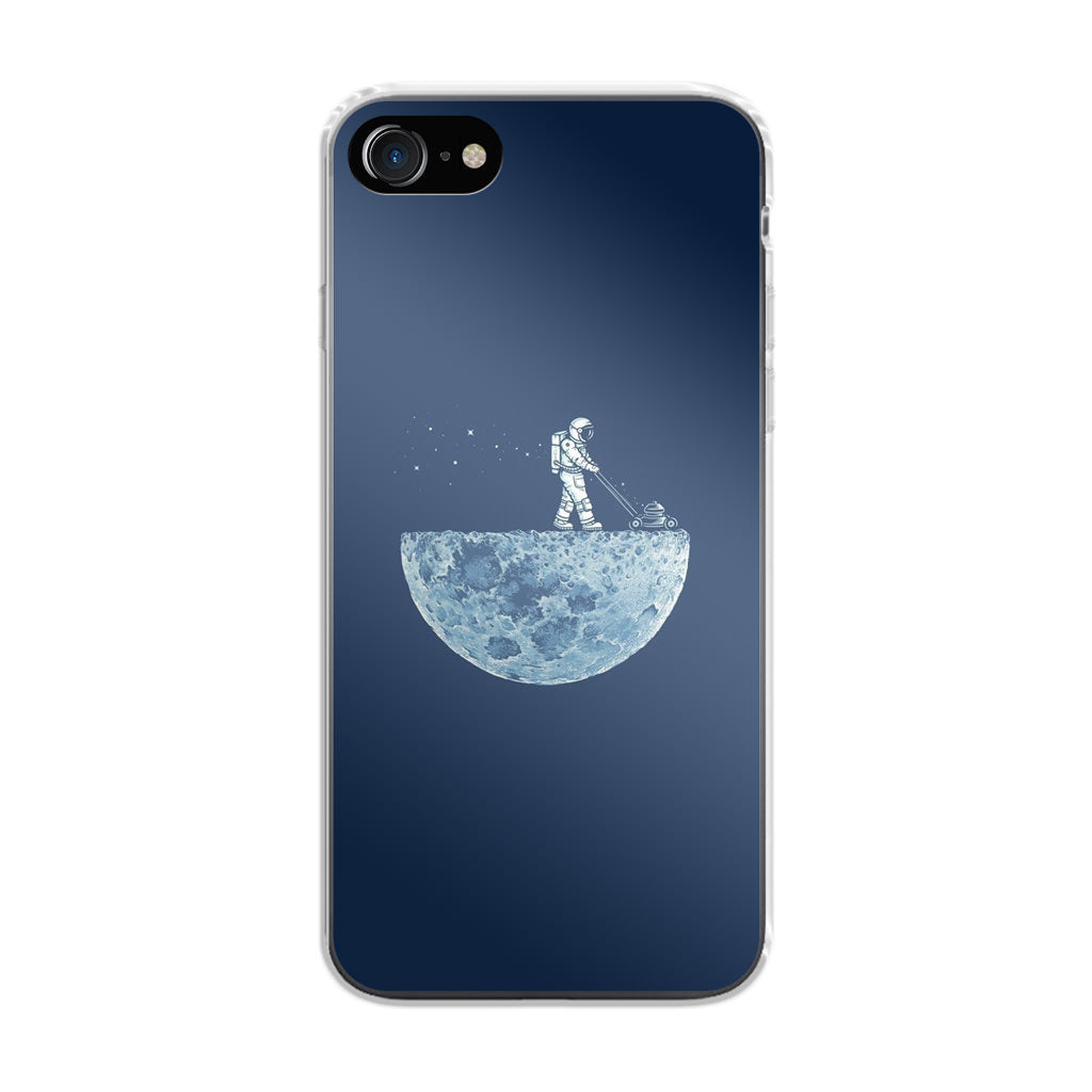 Astronaut Mowing The Moon iPhone SE 3rd Gen 2022 Case
