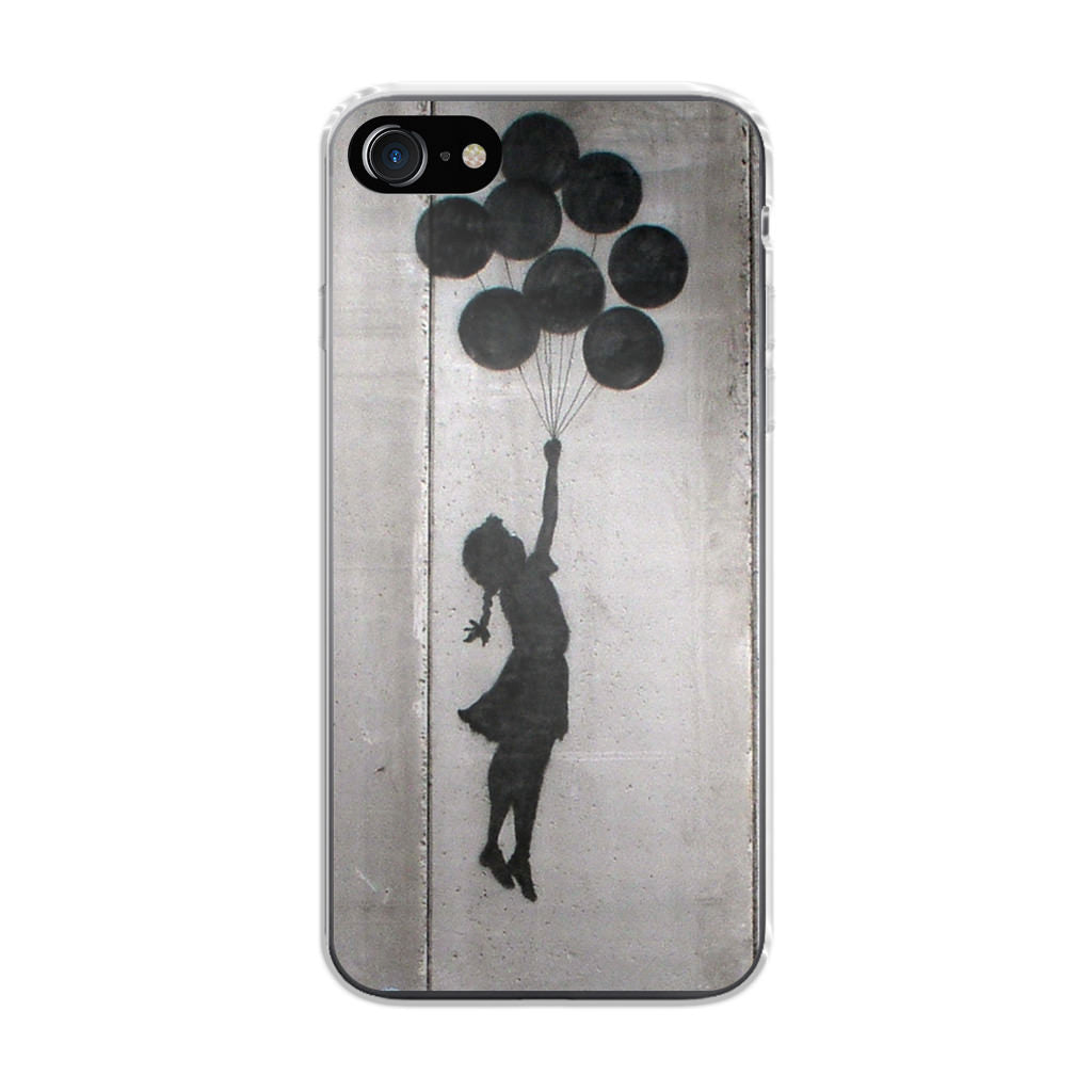 Banksy Girl With Balloons iPhone SE 3rd Gen 2022 Case
