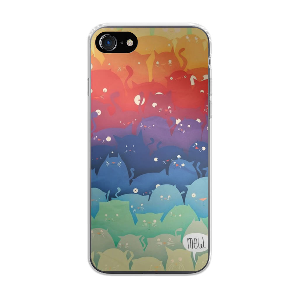 Cats Everywhere iPhone SE 3rd Gen 2022 Case
