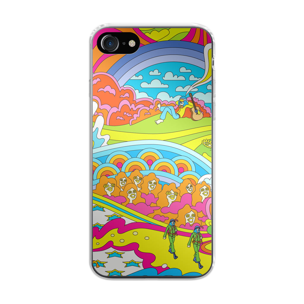 Colorful Doodle iPhone SE 3rd Gen 2022 Case