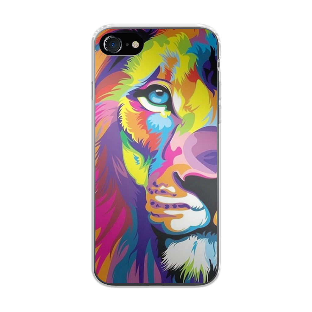 Colorful Lion iPhone SE 3rd Gen 2022 Case