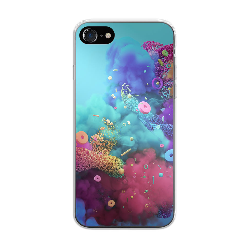 Colorful Smoke Boom iPhone SE 3rd Gen 2022 Case