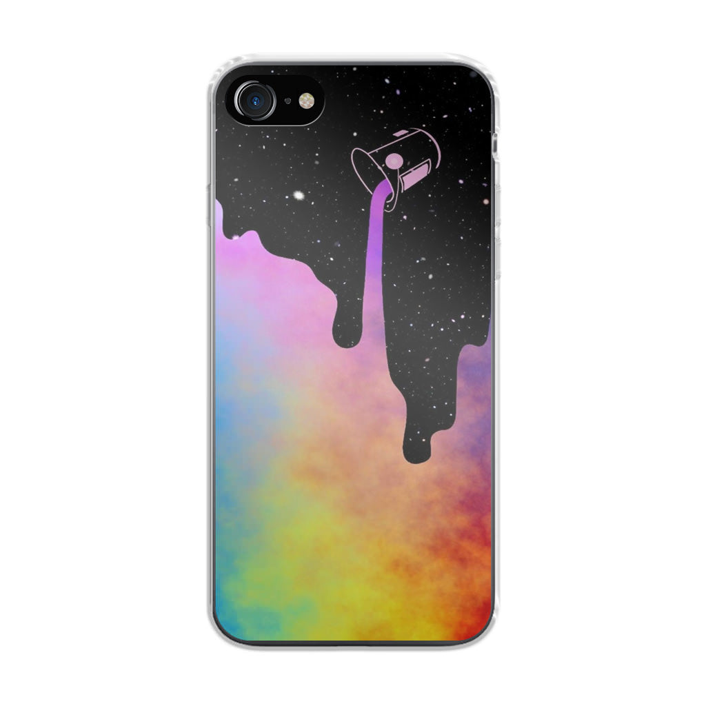 Coloring Galaxy iPhone SE 3rd Gen 2022 Case