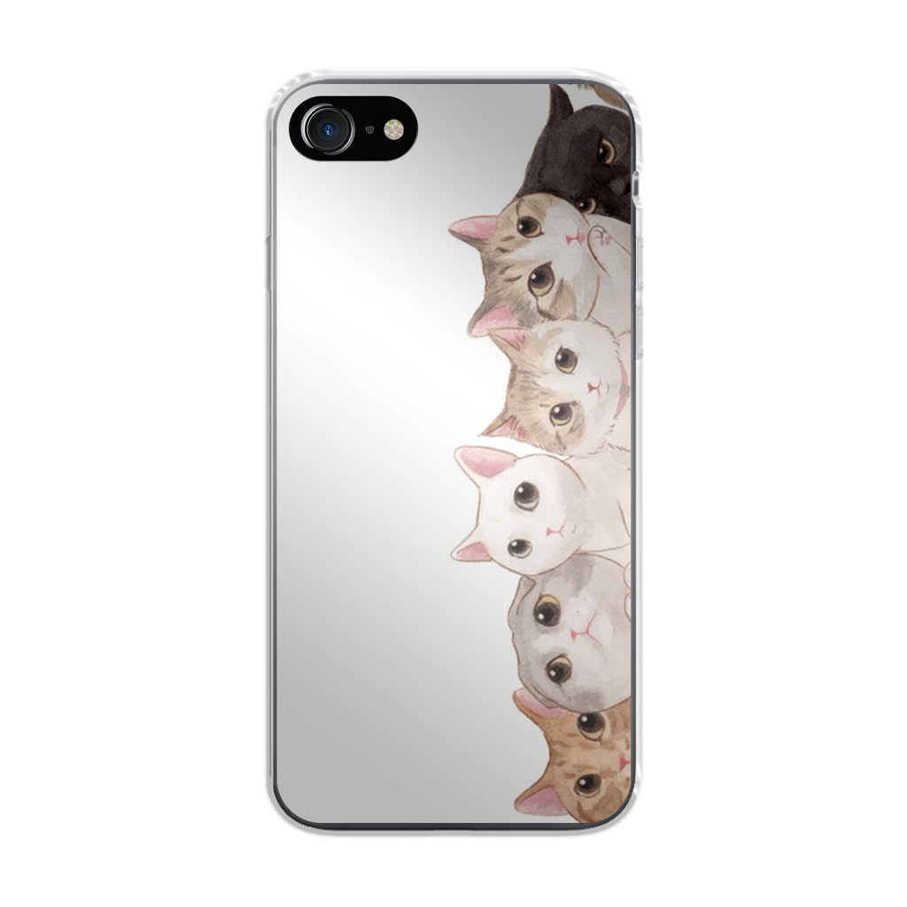 Cute Cats Vertical iPhone SE 3rd Gen 2022 Case