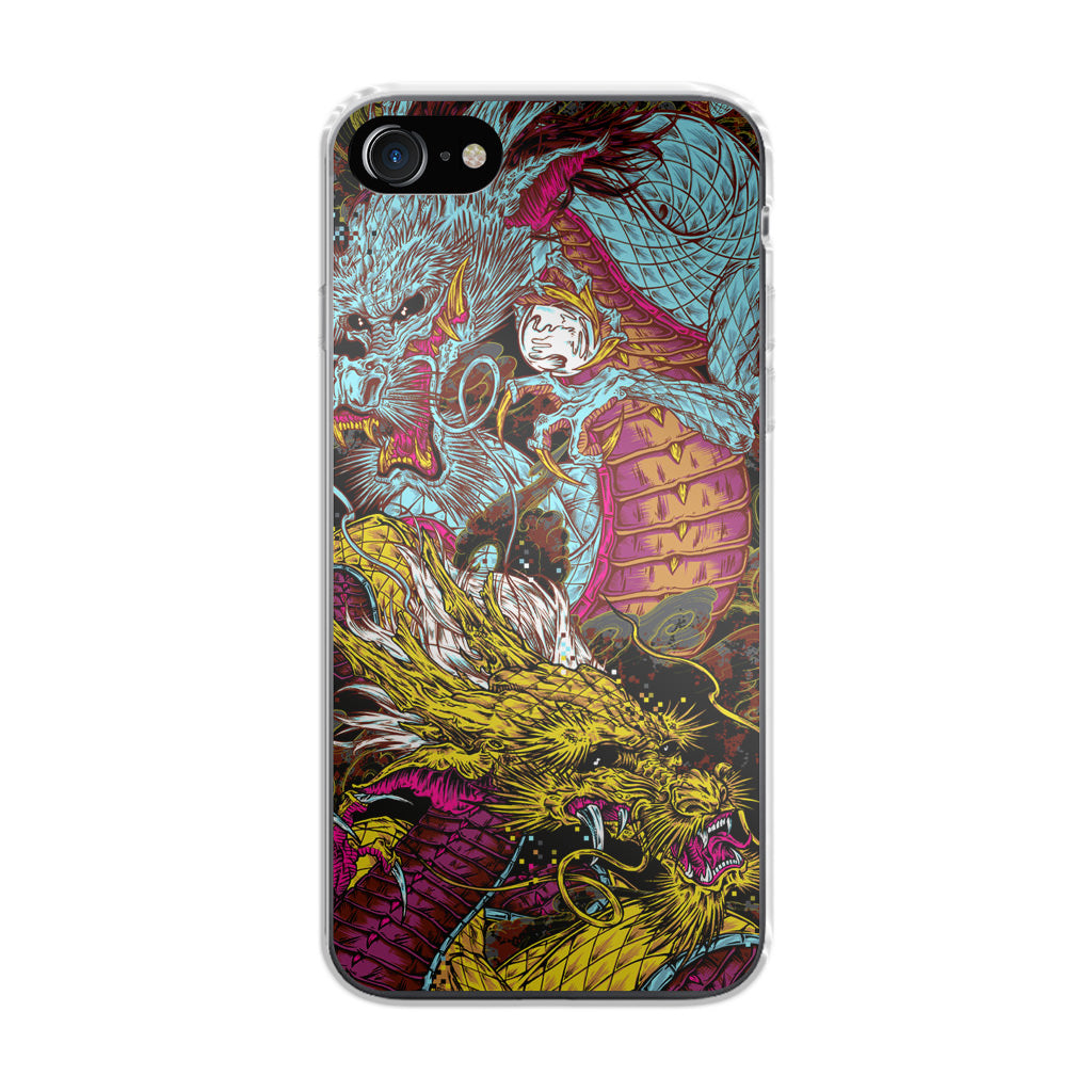 Double Dragons iPhone SE 3rd Gen 2022 Case