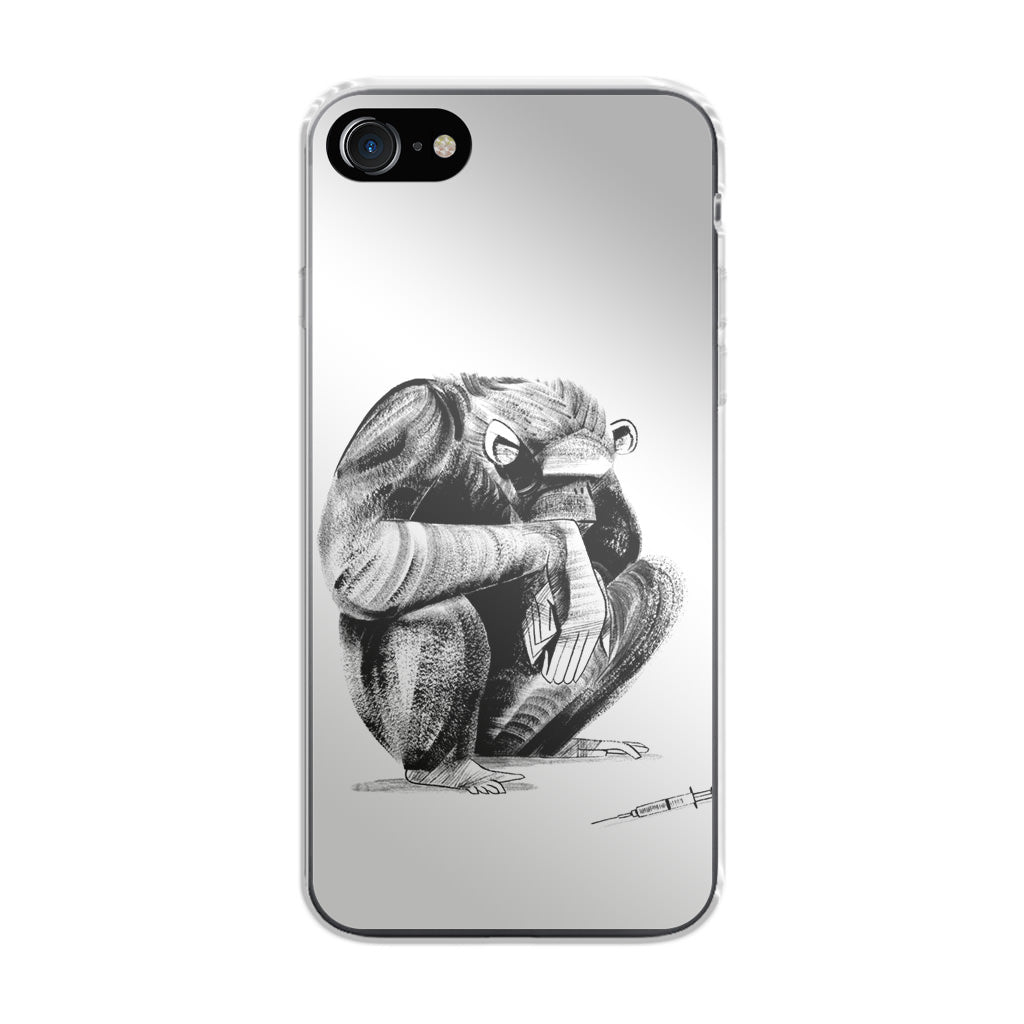 Guinea Chimp iPhone SE 3rd Gen 2022 Case