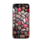 I Love Choco Pattern iPhone SE 3rd Gen 2022 Case