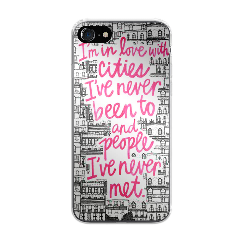 John Green Quotes I'm in Love With Cities iPhone SE 3rd Gen 2022 Case
