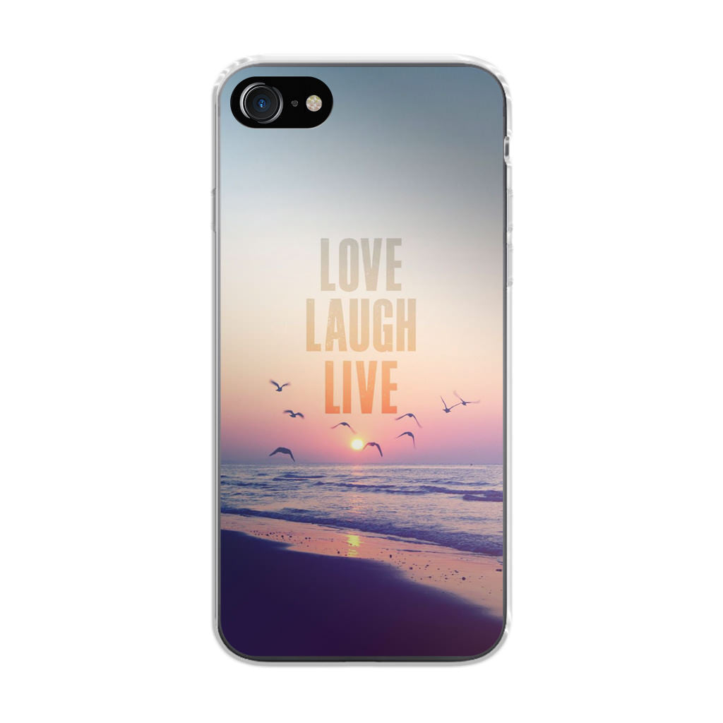 Love Laugh Live iPhone SE 3rd Gen 2022 Case